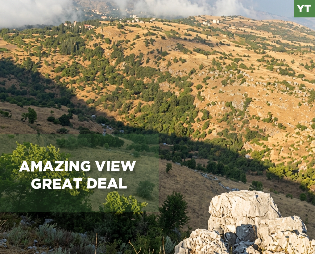 AMAZING VIEW / GREAT DEAL / LAND FOR SALE / HADATH EL JEBBEH-BECHARRE
