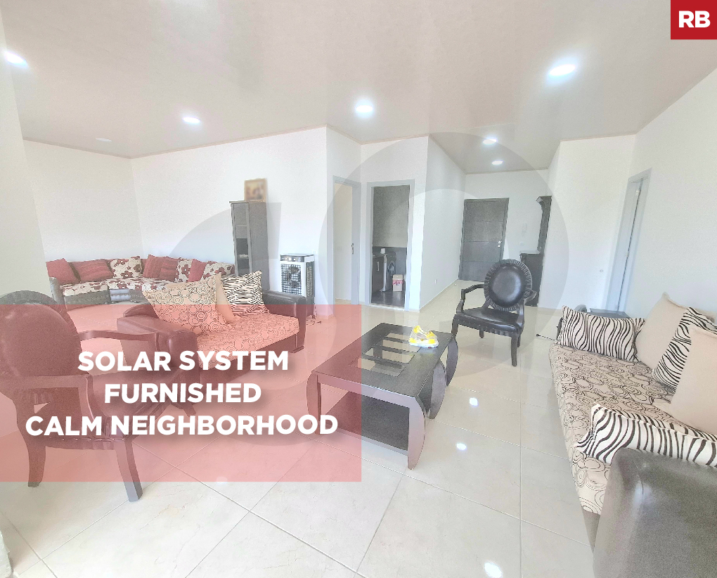 Calm Neighborhood/Furnished/Solar System/Jbeil/Jeddayel