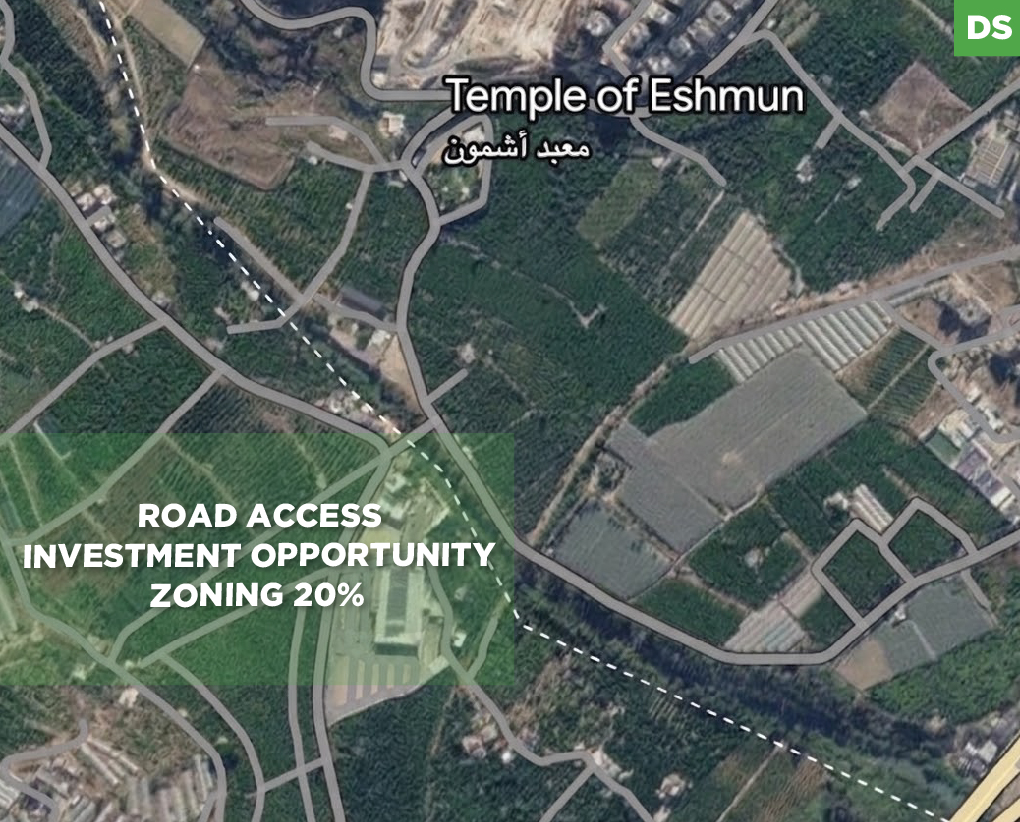 Land for Rent/Road access/Saida-/Wastani