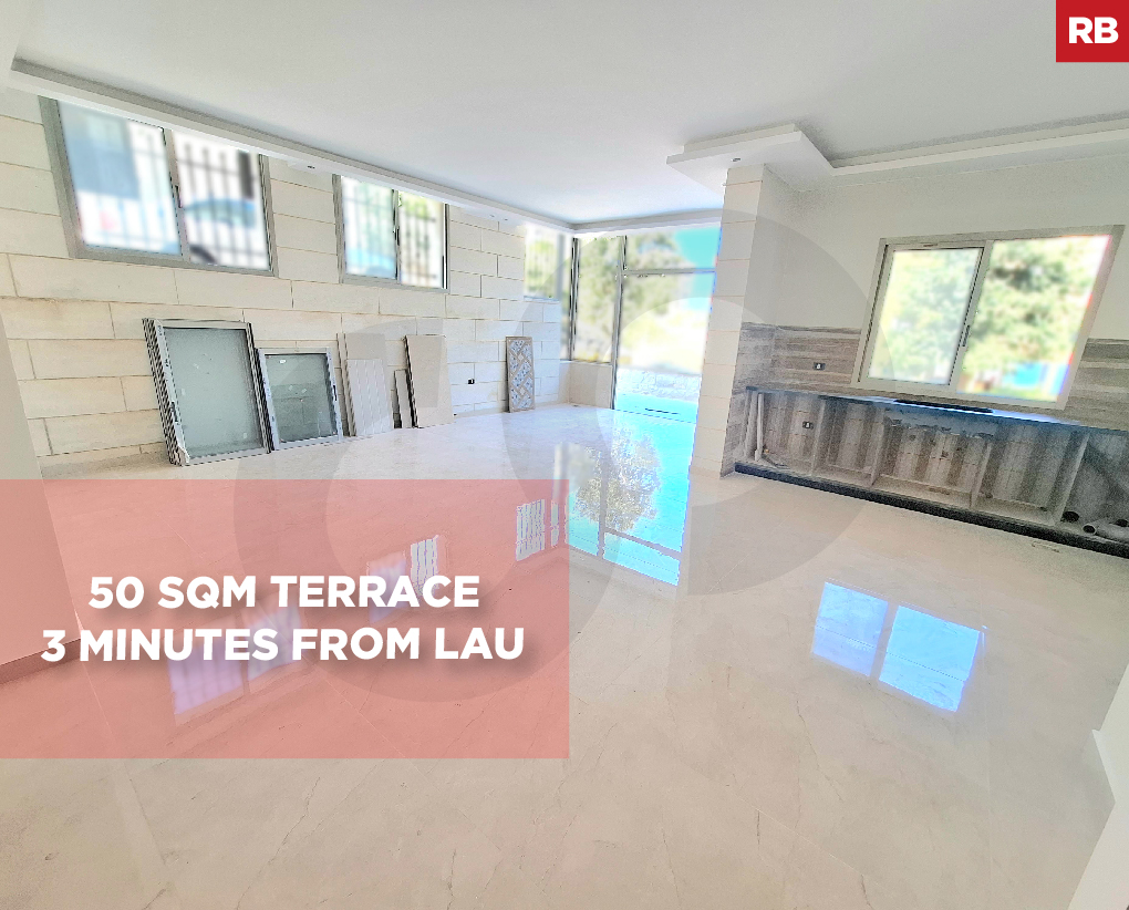 50 sqm Terrace/Brand-new/3 minutes from LAU/Jbeil/Blat