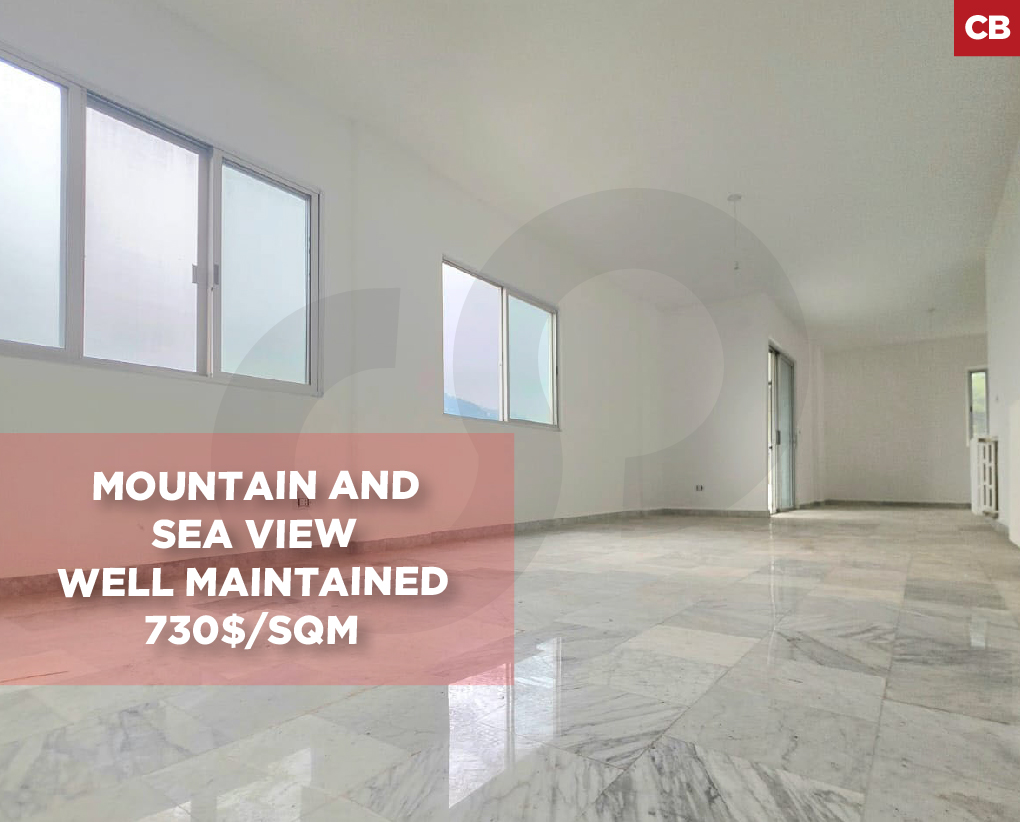 Mountain view & sea view/well maintained/Keserouan/Ghazir