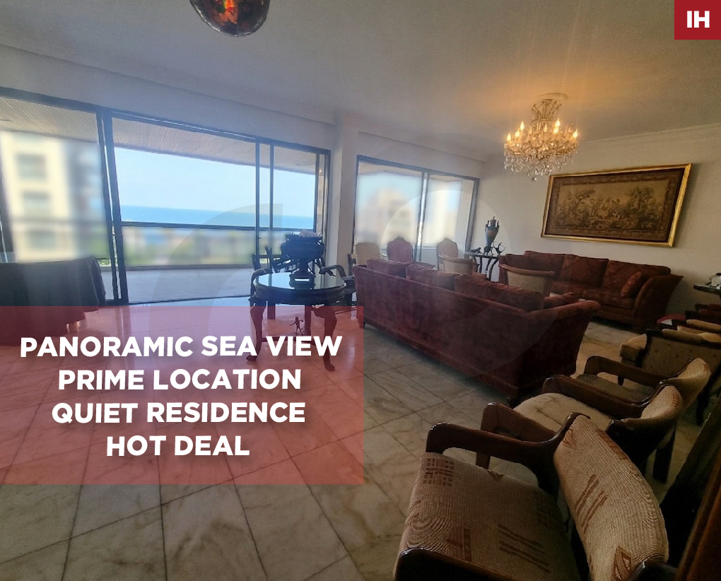 Prime Location/Panoramic Sea View/Beirut/Ain Al Mraiseh