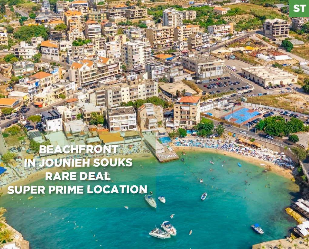 Beachfront land for sale/SUPER PRIME LOCATION/Keserouan/Haret Sakher