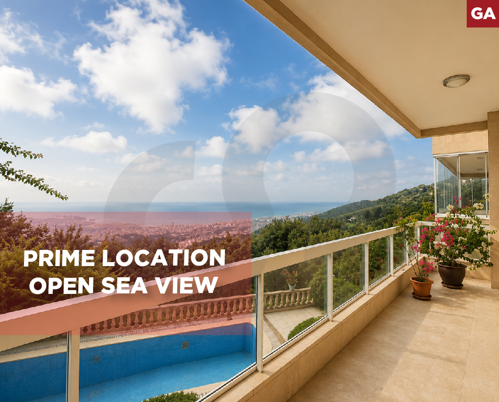 Prime Location/Panoramic Sea & City View/Metn/Ain Saadeh — الصورة 1