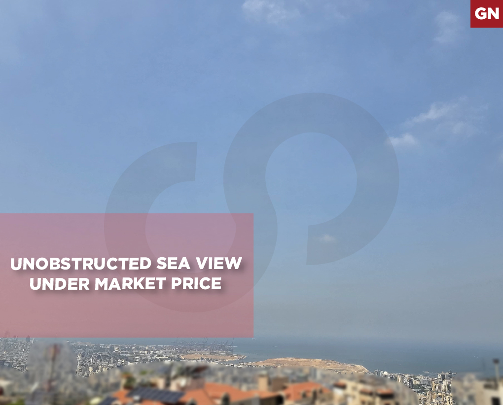 Unobstructed sea view/Under market price/Metn/Fanar