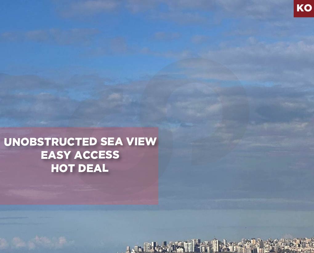 Unobstructed sea view/Easy access/Hot deal/Aley/Dawhet El Hoss