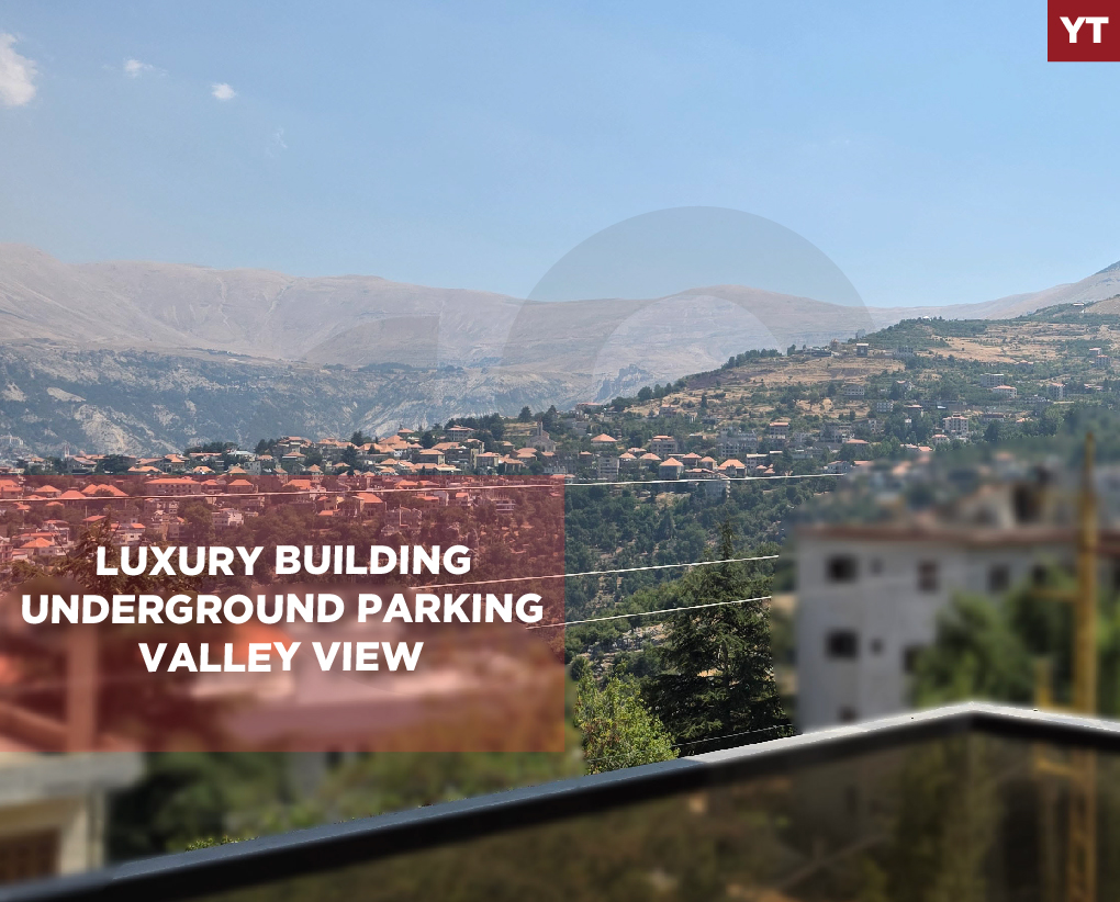 Luxury building/Valley view/Underground parking/Becharre/Hasroun