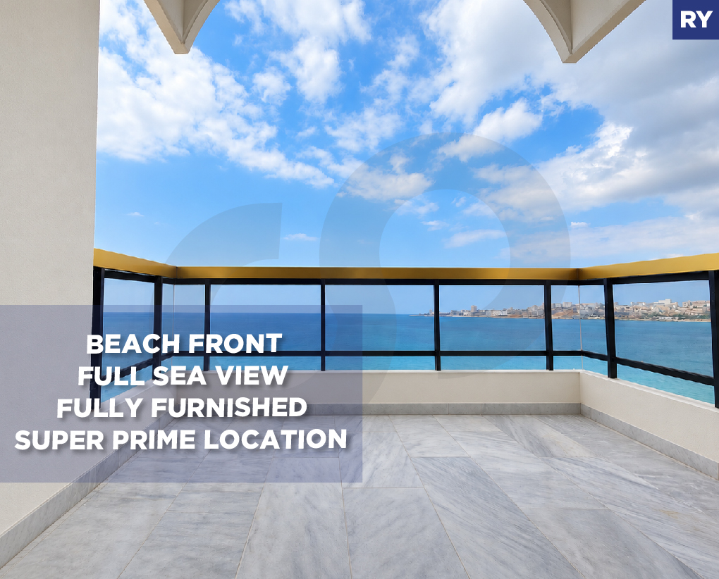 Beach Front Duplex For Rent/Super Prime Location/Keserouan/Haret Sakher