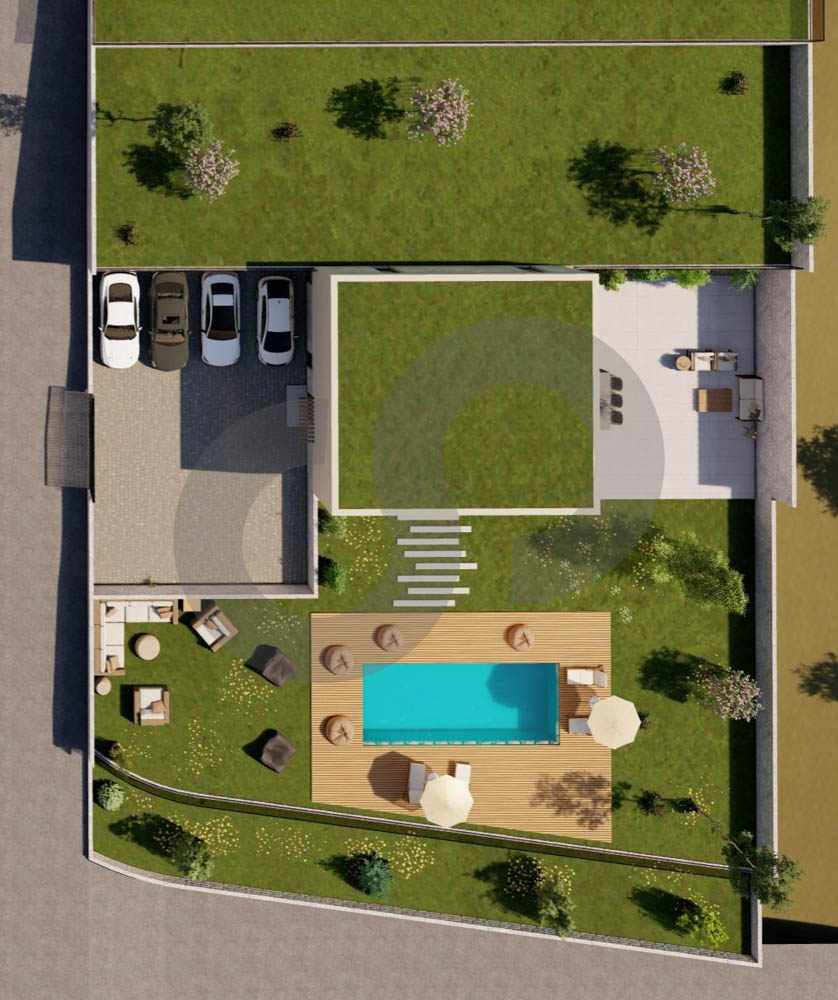 luxury villa/under construction/ pool/spacious terraces/Beiteddine,chouf — الصورة 2