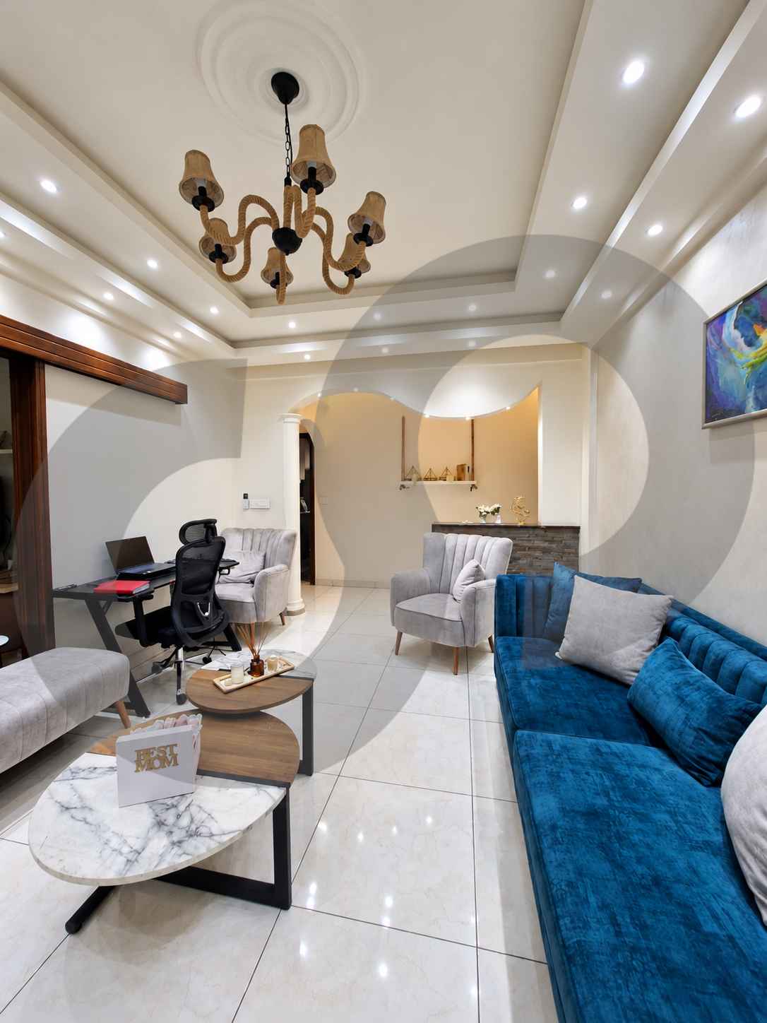 Well-maintained building/fully decorated/open view/TARIQ EL JDIDEH,BEIRUT — photo 3