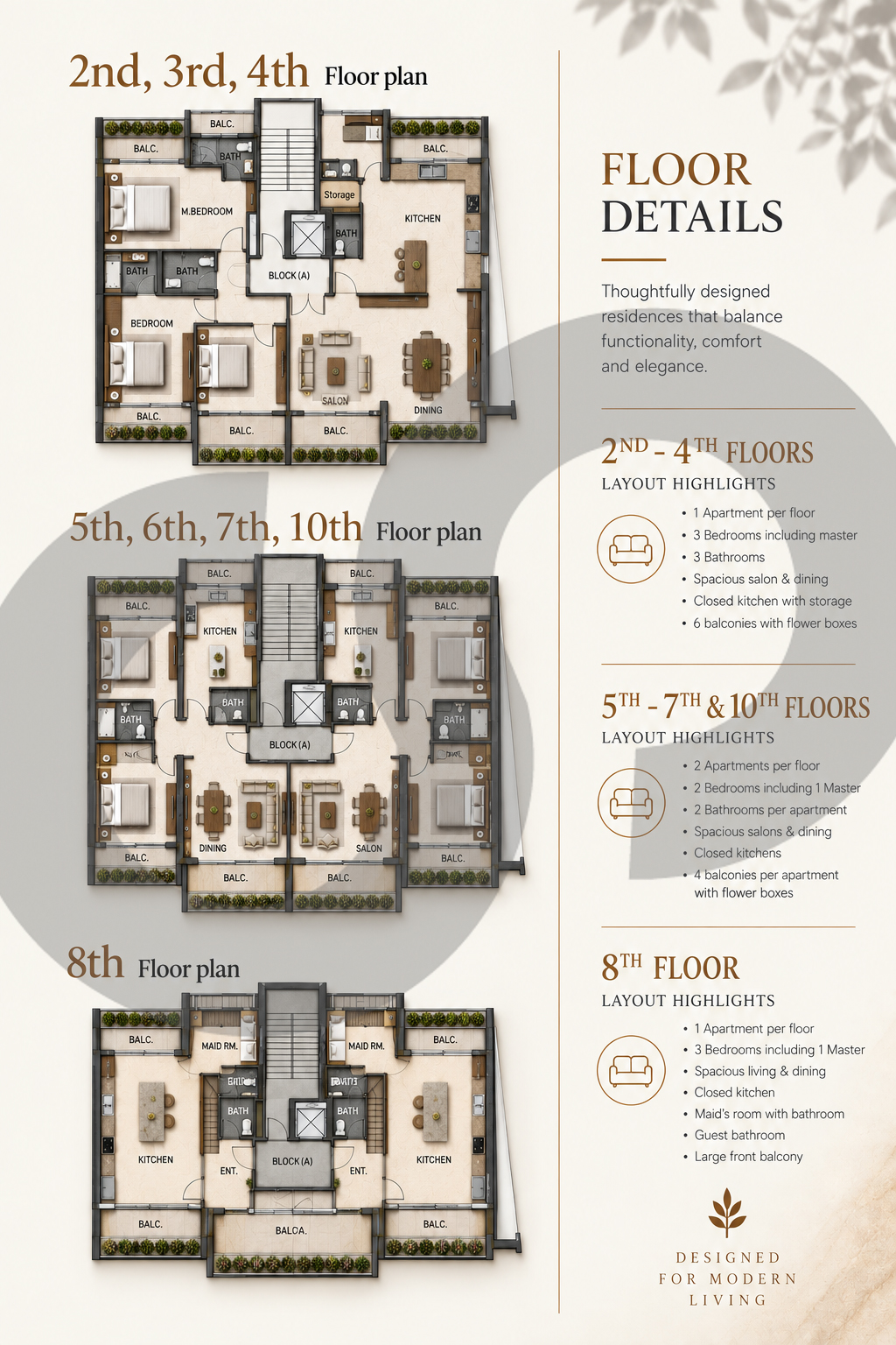 Under-construction residential project/30% Down Payment/ Aicha Bakkar,BEIRUT — الصورة 2