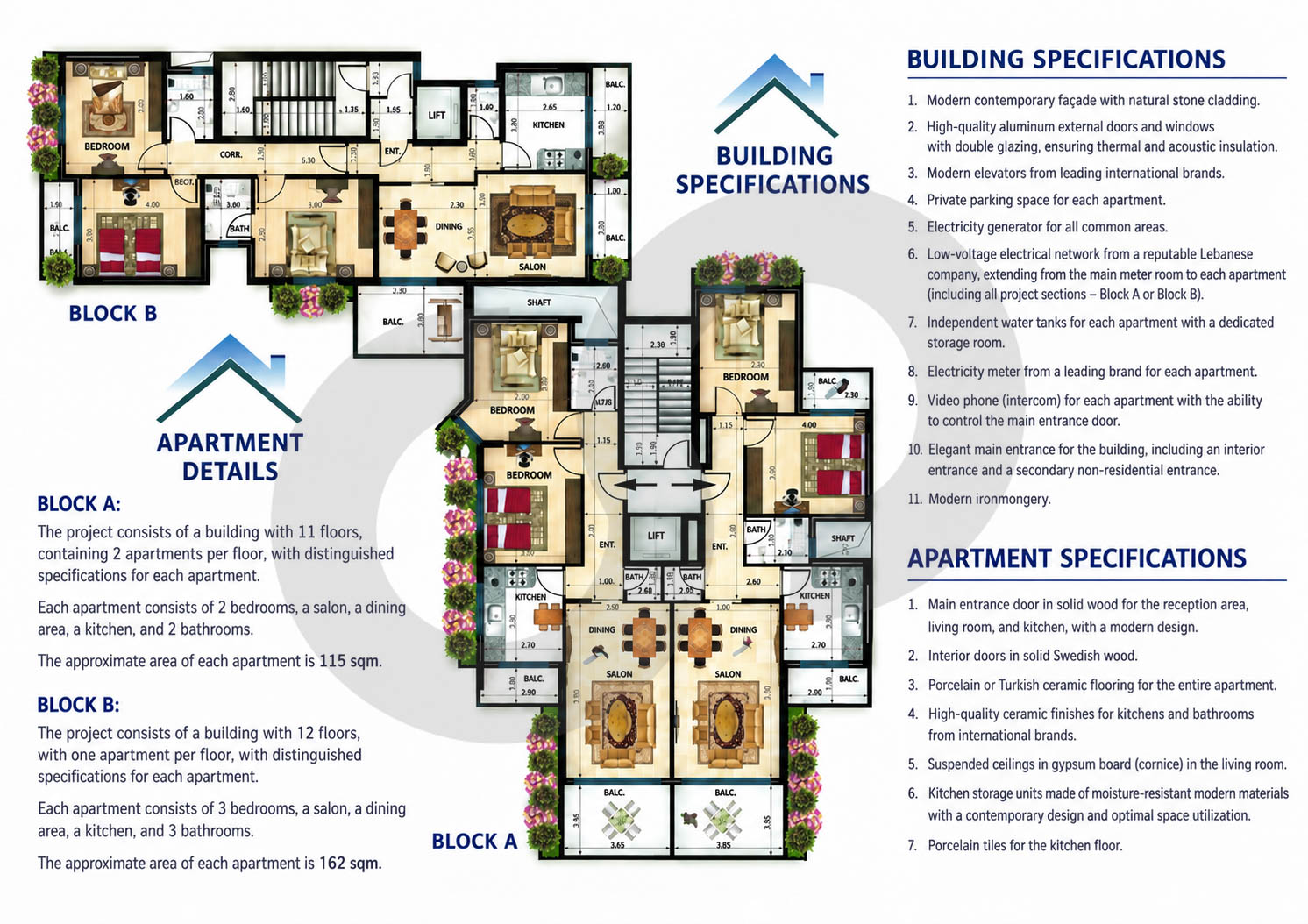 Under-Construction Apartment for Sale /50% Down Payment/Installments Up To 30 Months/BASTA-BEIRUT — الصورة 2