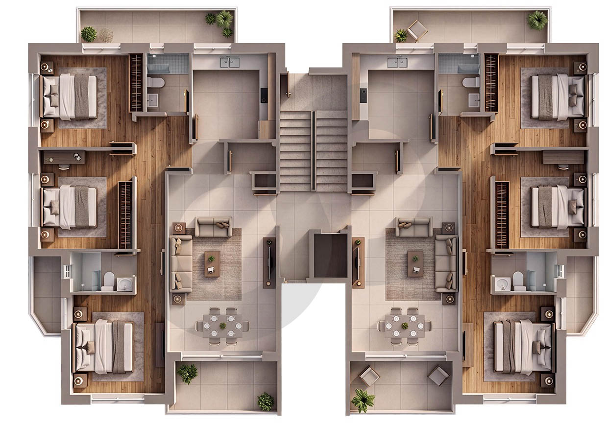 25% down payment/Prime location/located in a peaceful and quiet residential area/AMIOUN-KOURA — الصورة 2