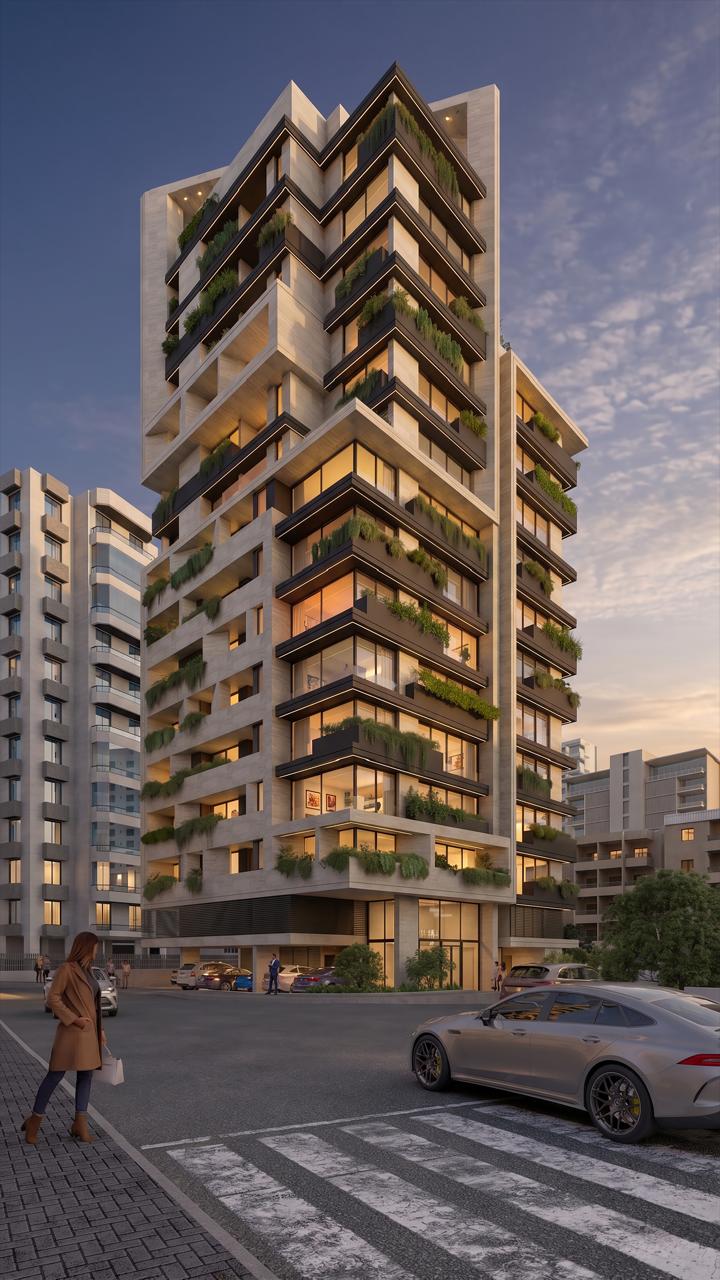 Raouche Tower 1 — 2 Bedrooms, 120 m²
