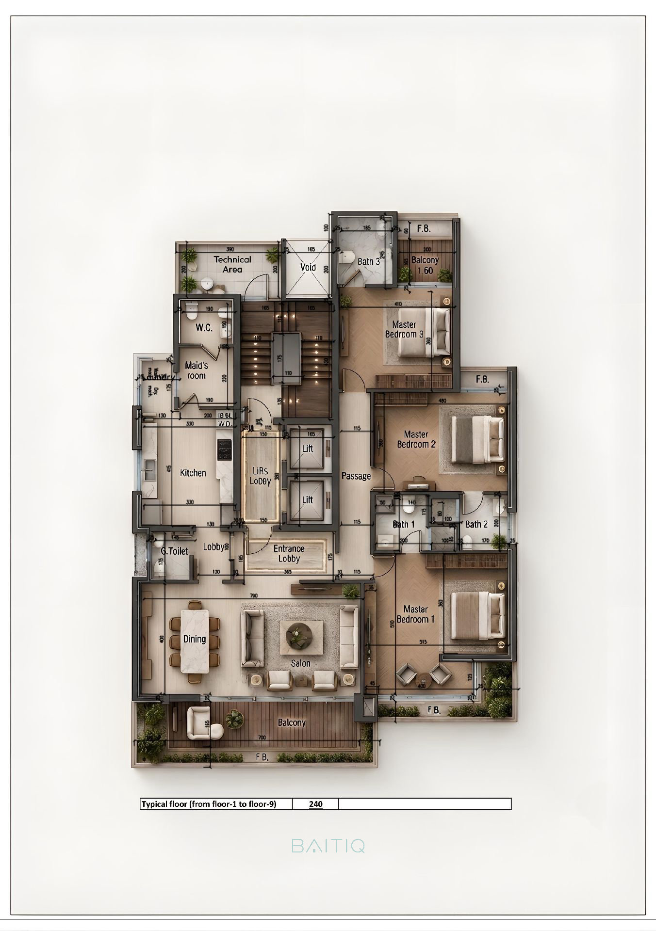 Jewel bi Ramlet El Bayda: 14 Floors - مشروع جول - الرملة البيضاء - ١٤ طابق — photo 3