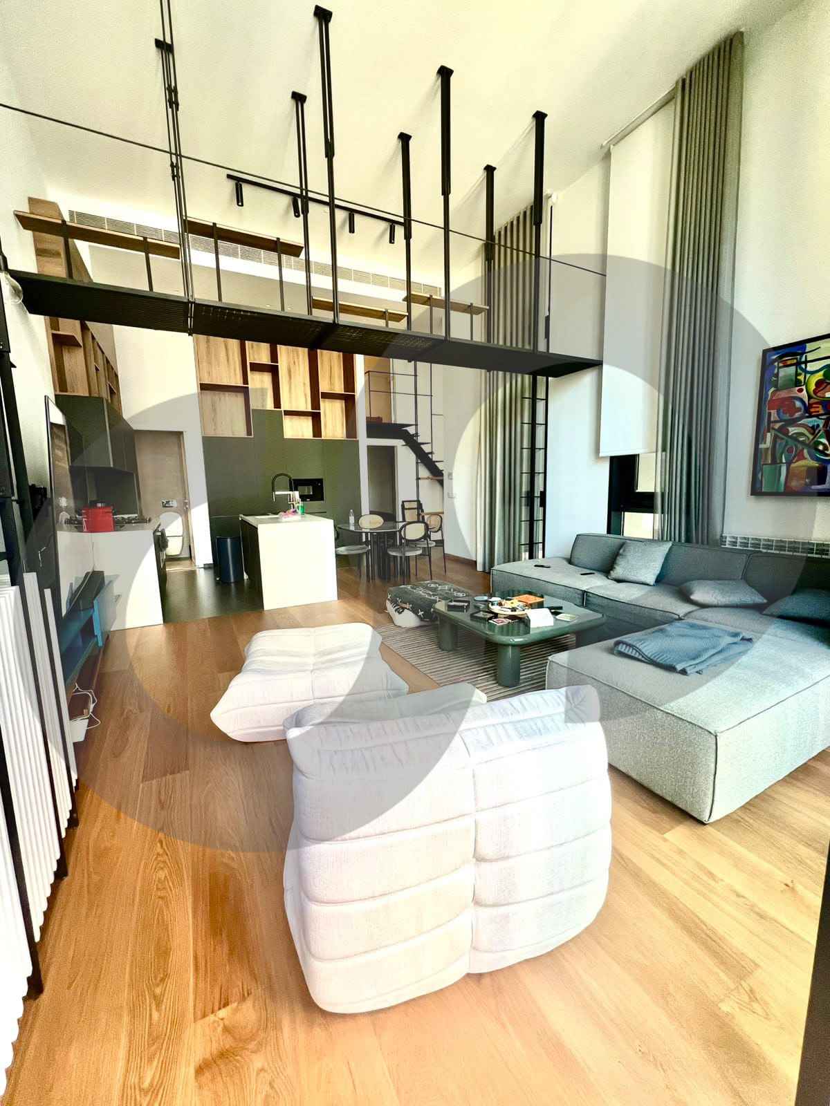 Fully Furnished/ 136sqm loft for sale in Achrafieh - Saifi,BEIRUT — الصورة 2
