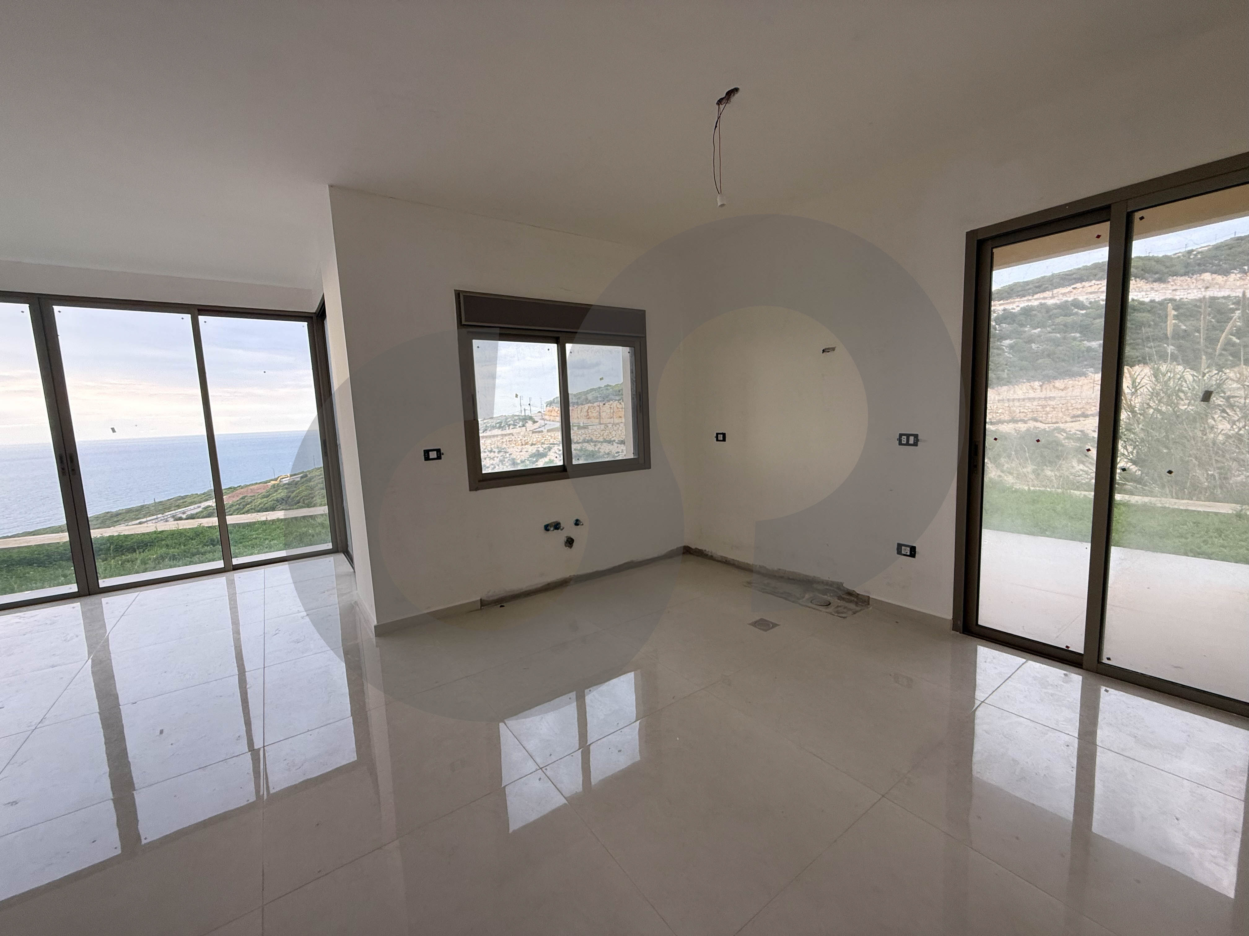 terrace, parking, garden, sea view, kfar abida — الصورة 2