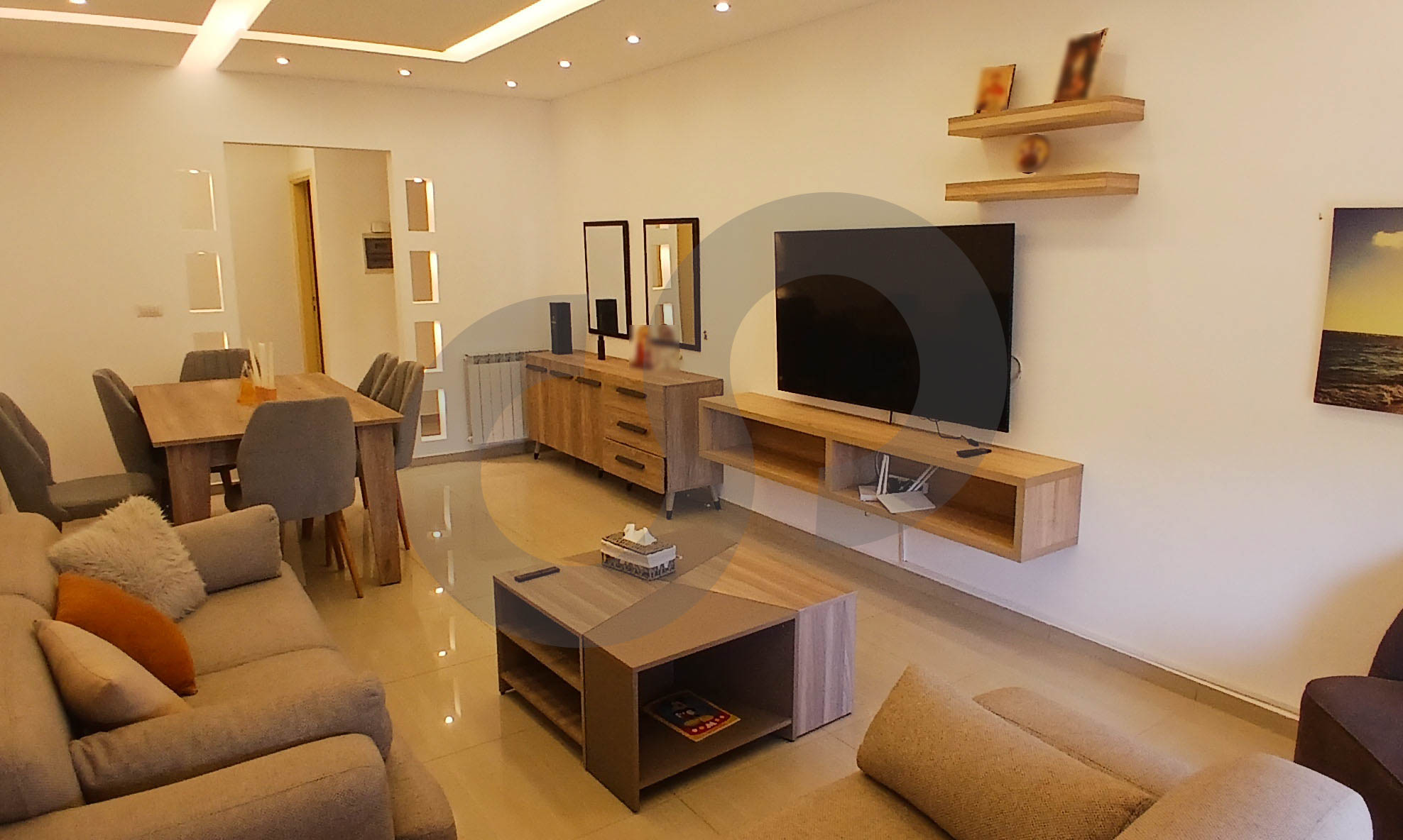 fully furnished, 2 balconies, parking, Amioun — الصورة 2