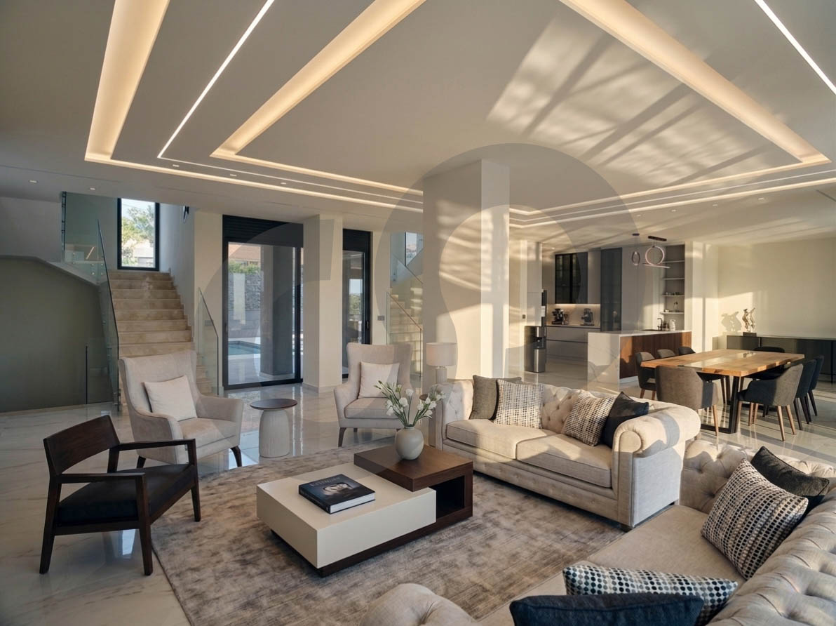 Brand new villa 850 SQM Land, pool, mountain view, koura — الصورة 2