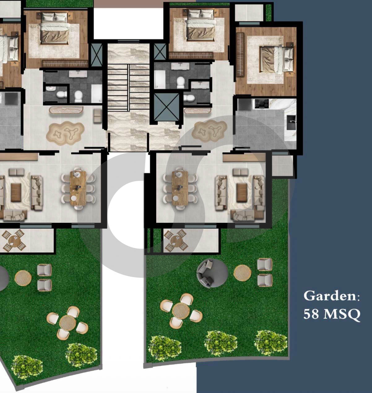 under construction, garden, Btouratij, Koura — الصورة 2