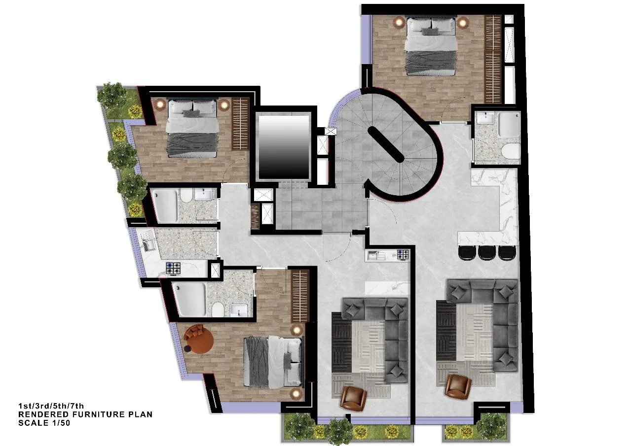 Apartment for Sale in Achrafieh, Beirut, Lebanon — الصورة 3