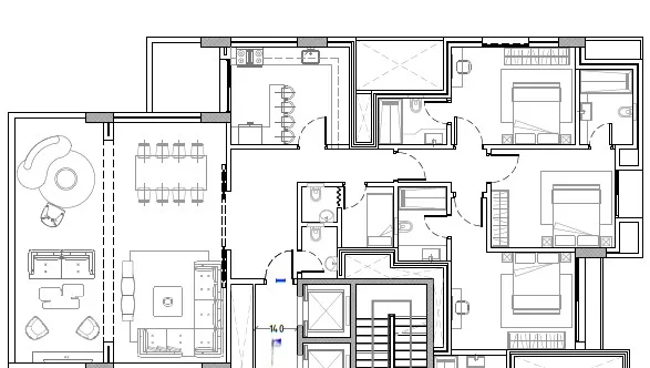 Apartment for Sale in Raoucheh, Beirut, Lebanon — الصورة 3