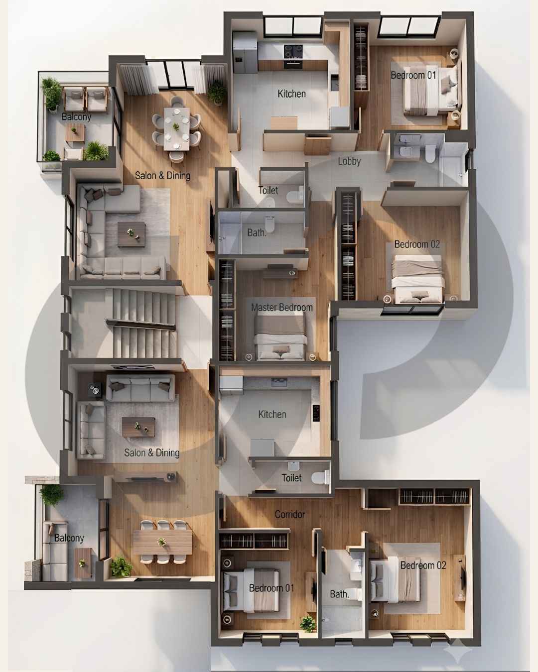 UNDER CONSTRUCTION/INSTALLMENTS/high-end residential project/Sawfar,ALEY — الصورة 2