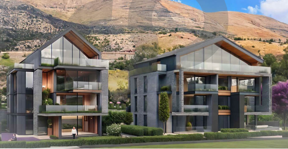 spacious terrace-Breathtaking mountain sunset view, ehden — الصورة 3