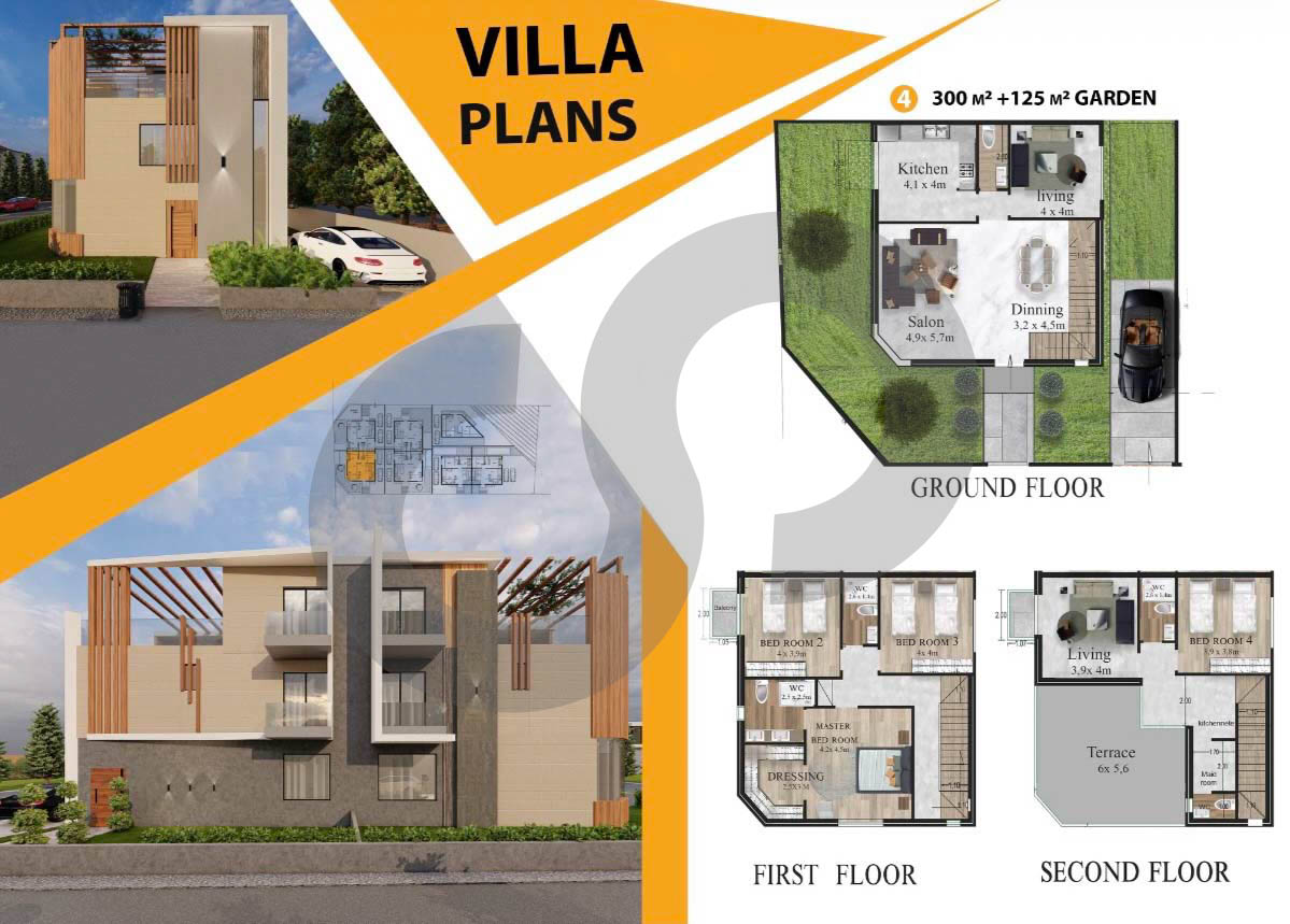 under construction,terrace, garden, villa, Koura — الصورة 3