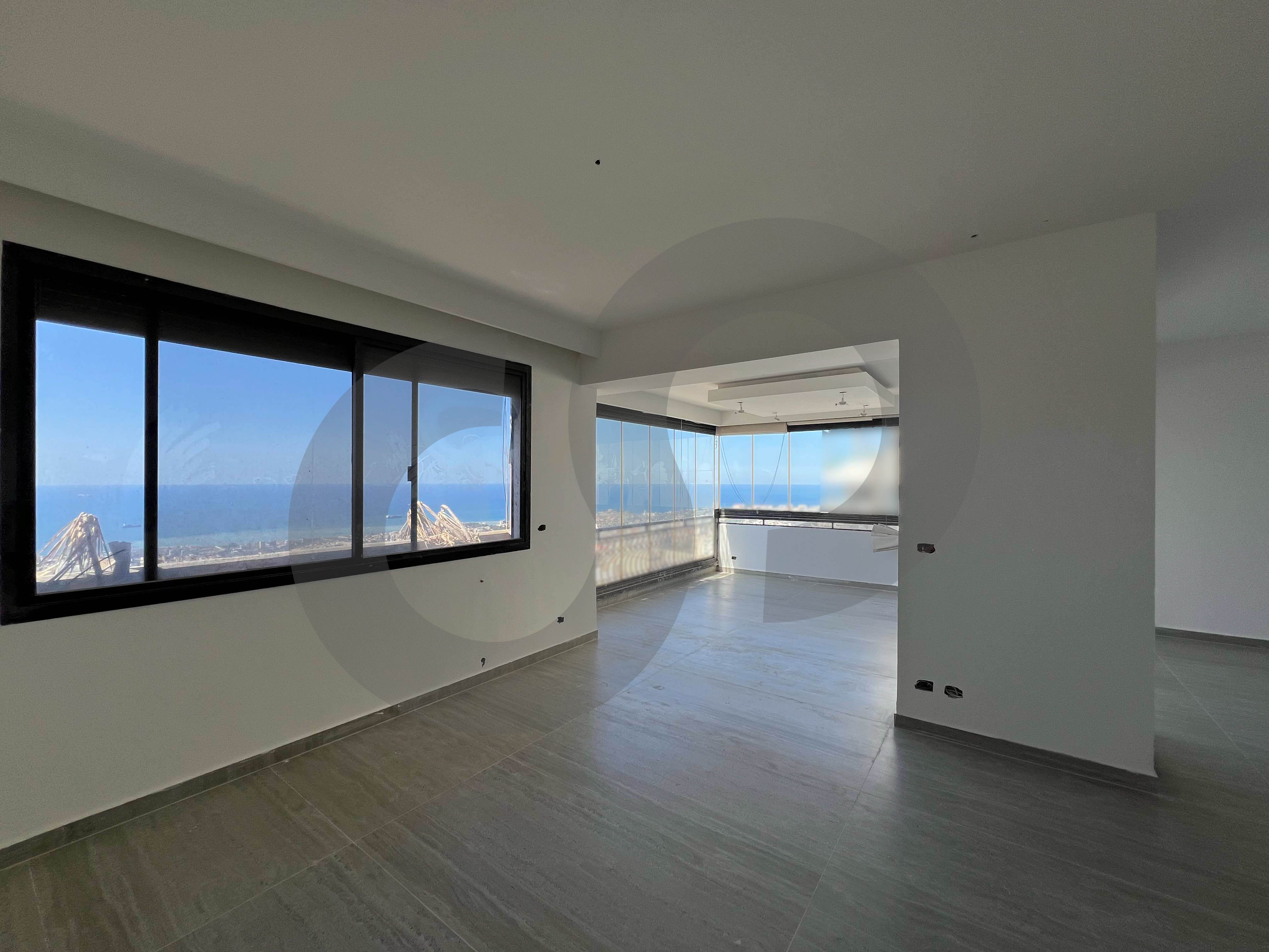 parking, sea and mountain view, renovated, Mtayleb — الصورة 3