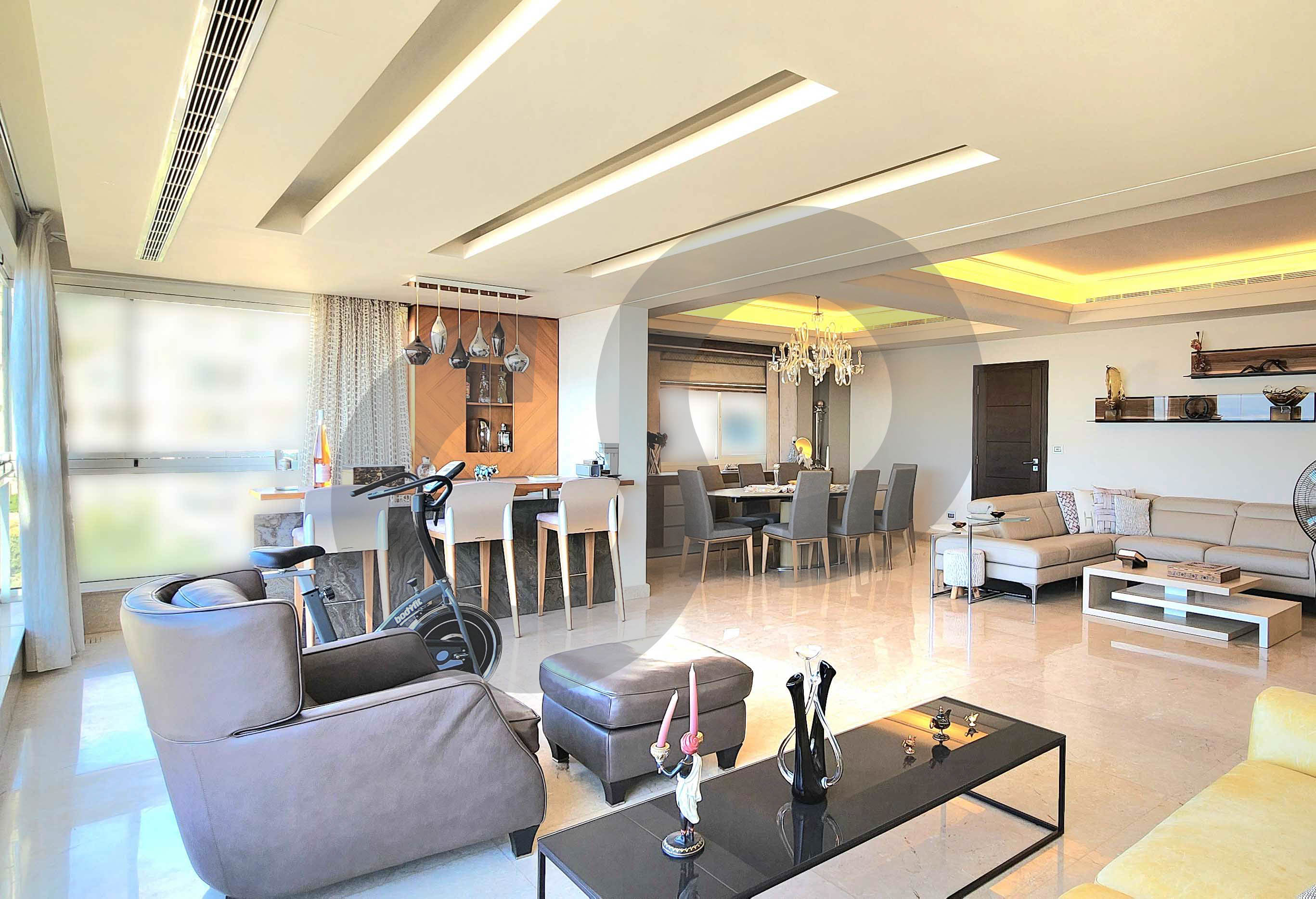 sea view, 3 parking, furnished, Mtayleb — الصورة 3