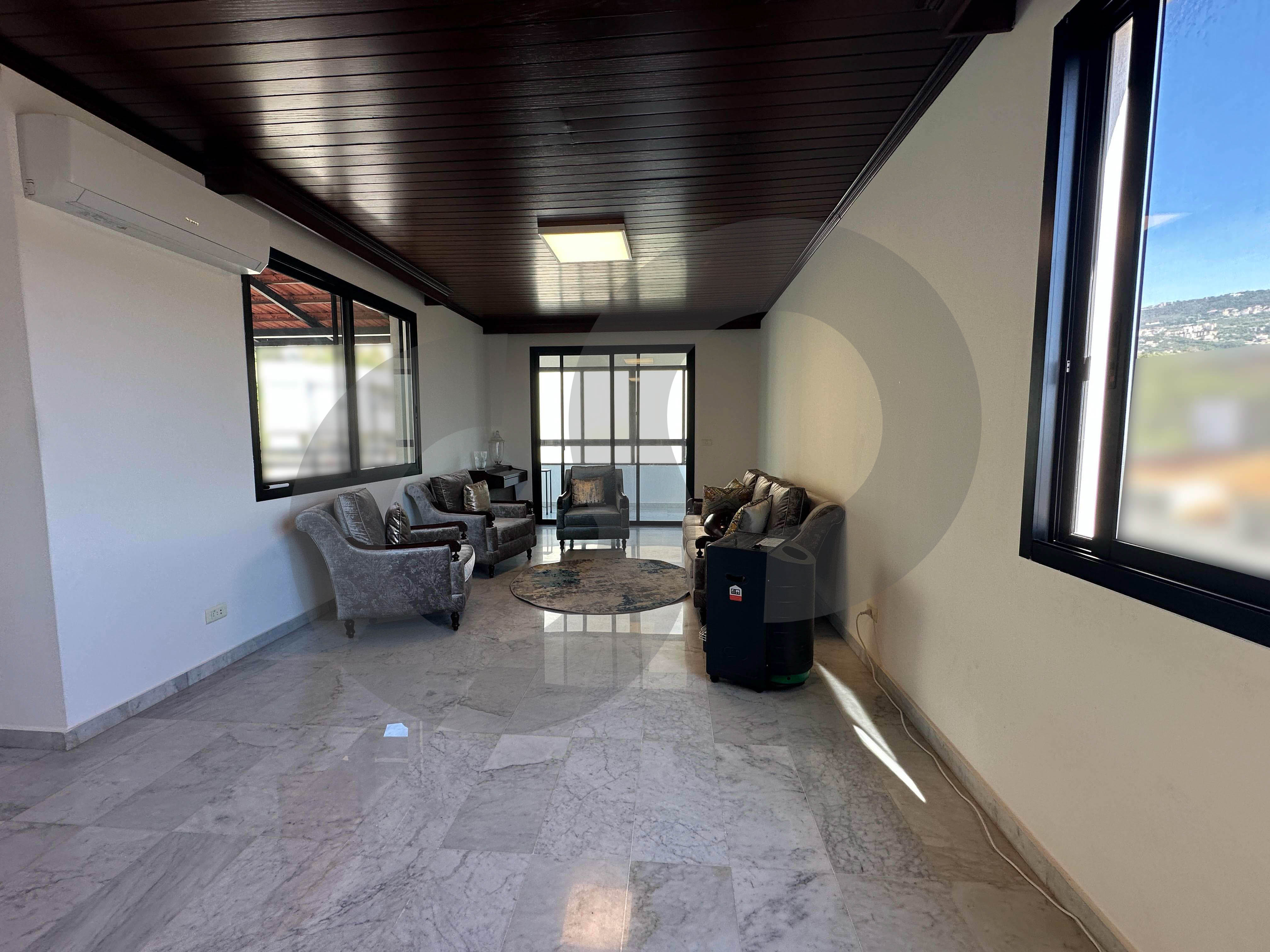 mountain, sea view, terrace, baabda, betchay — الصورة 3