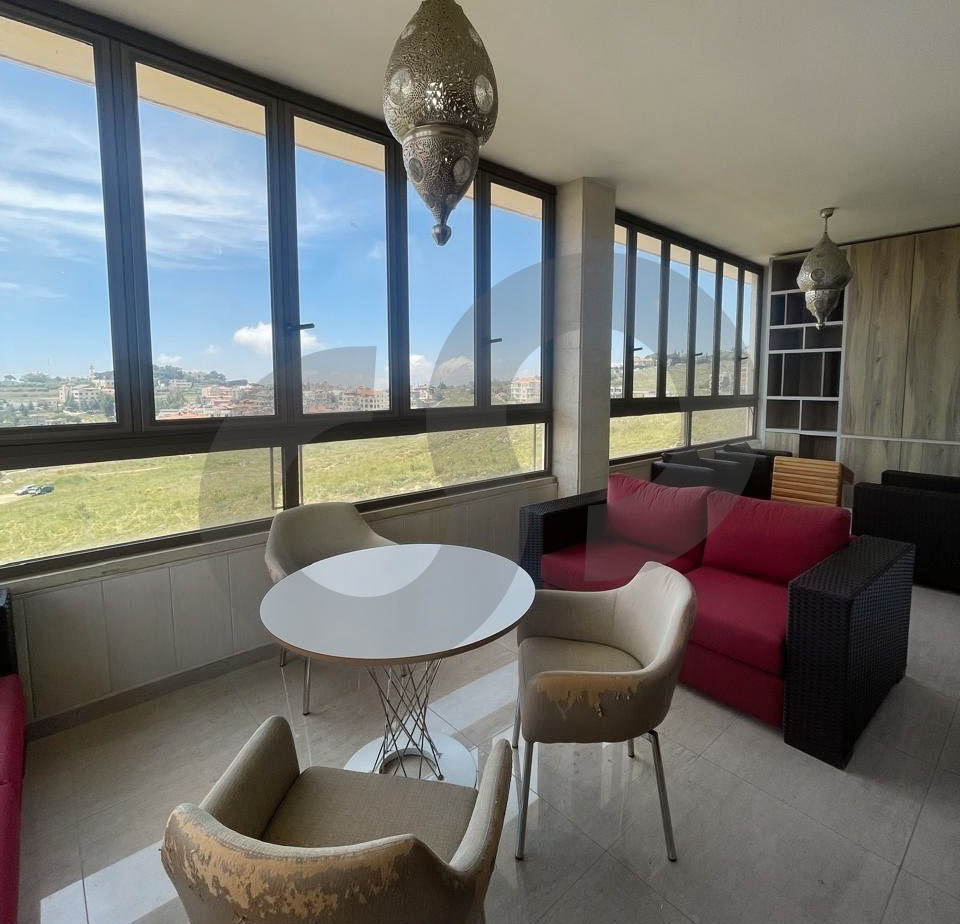 Open view, fully furnished, prime area, Aley — الصورة 3