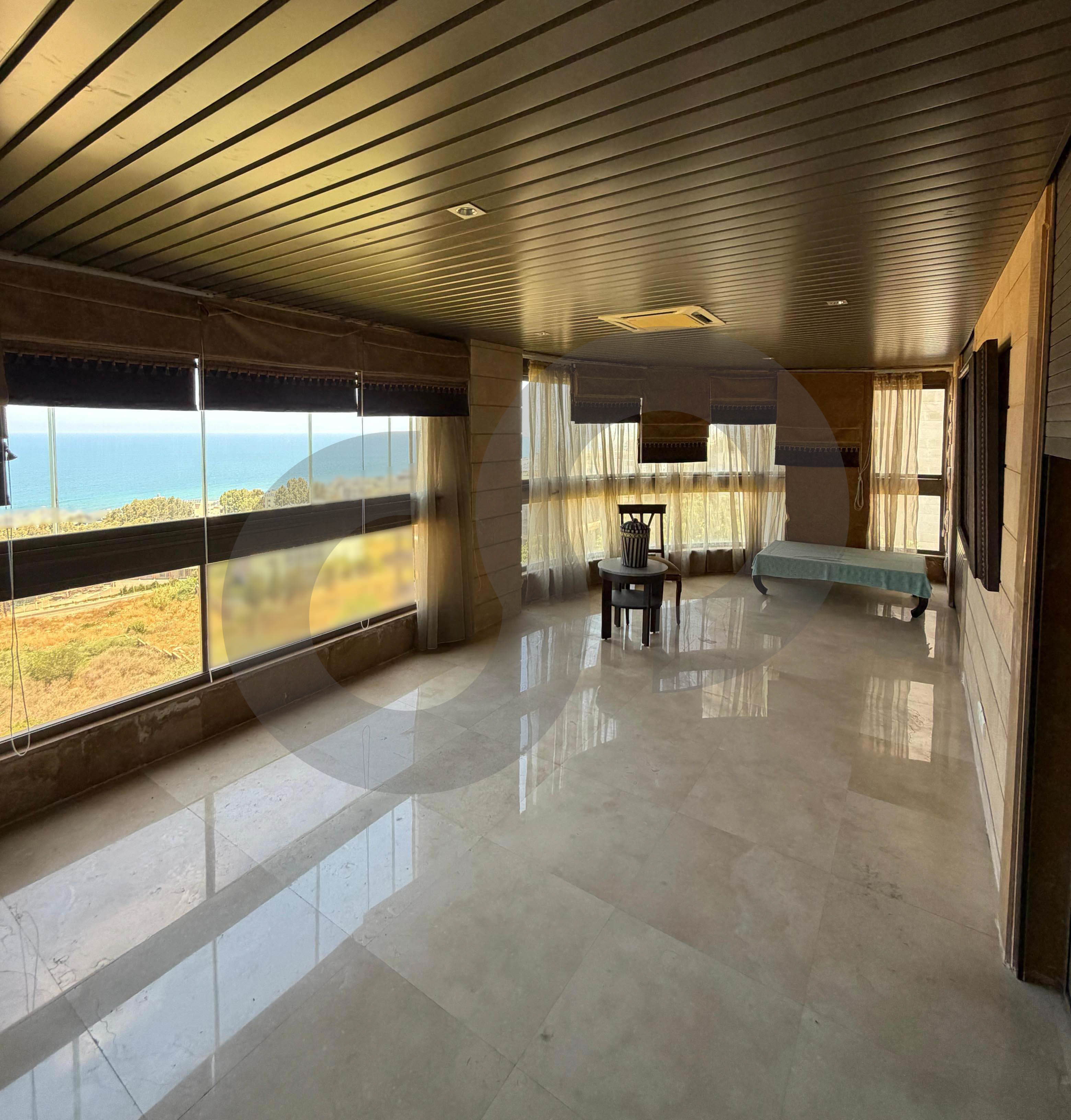 unobstructed sea view, furnished, prime location, dawhet el hoss — الصورة 3