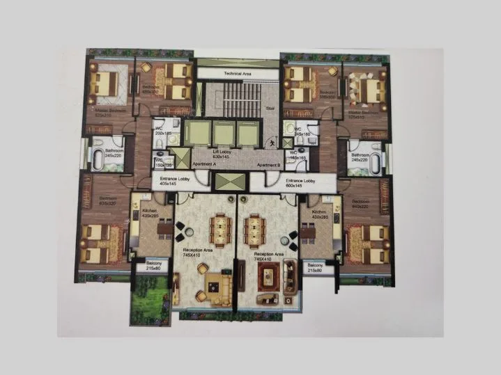 Apartment for Sale in Al Zarif, Beirut, Lebanon — الصورة 2