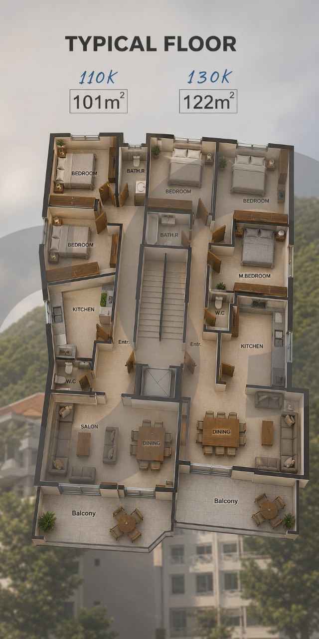 Under-construction/prime location/Aaramoun, Aley — الصورة 2