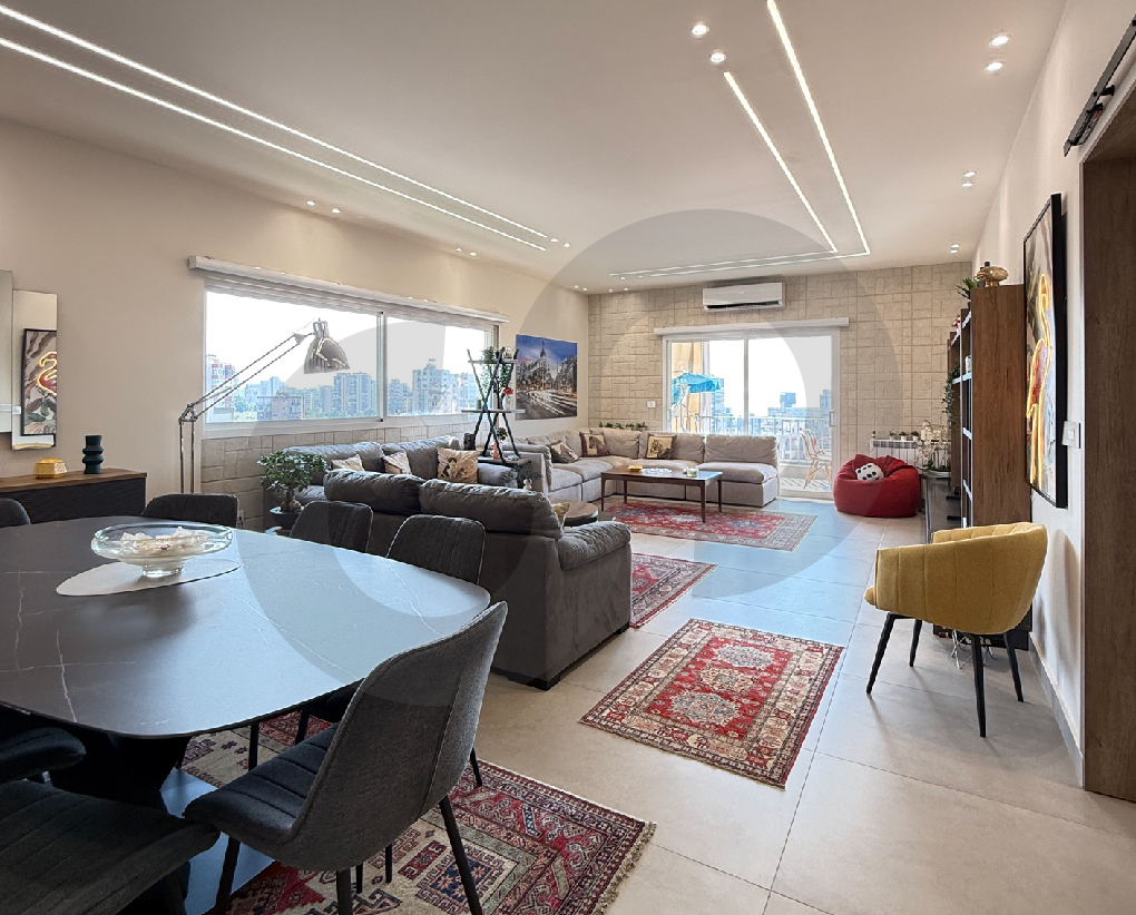 Fully Furnished/Prime Location/Unobstructed Sea View/Metn/Antelias — الصورة 3