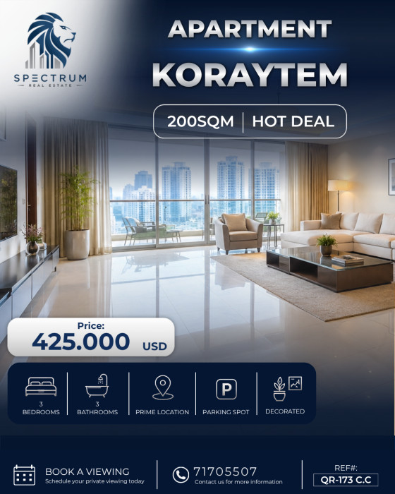 Apartment For Sale In Koraytem