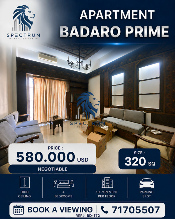 Apartment For Sale In Badaro