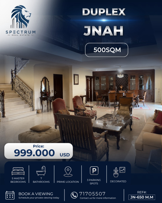 Duplex For Sale In Jnah