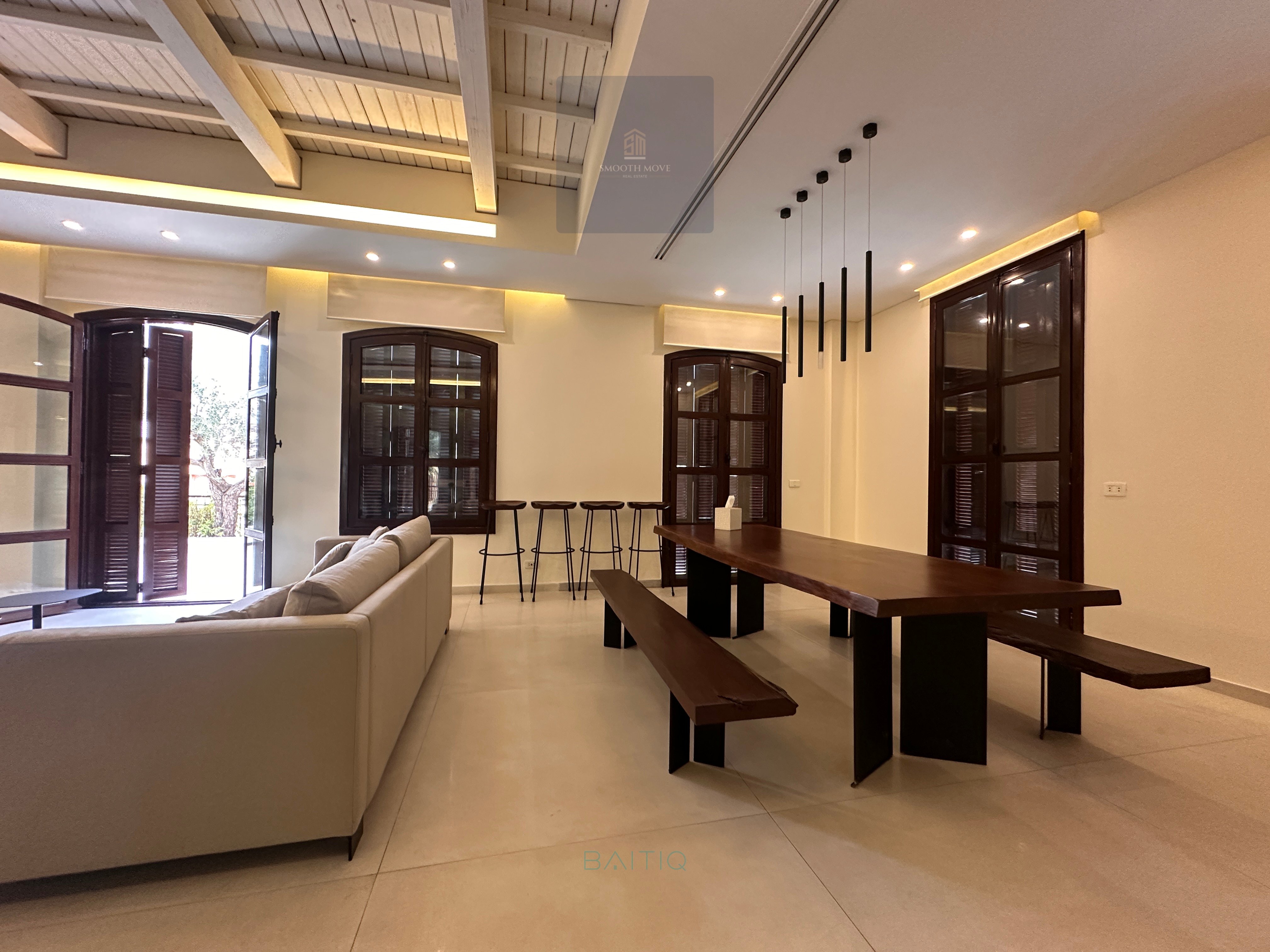 Furnished Penthouse With Terrace for Rent in Downtown, Beirut — الصورة 4