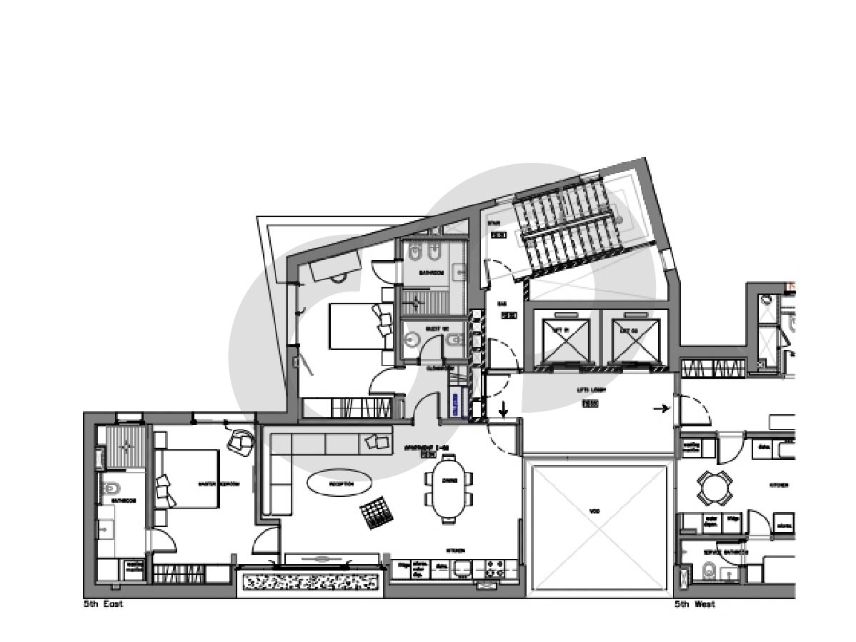 core and shell apartment is for sale in Saifi,Beirut — الصورة 2