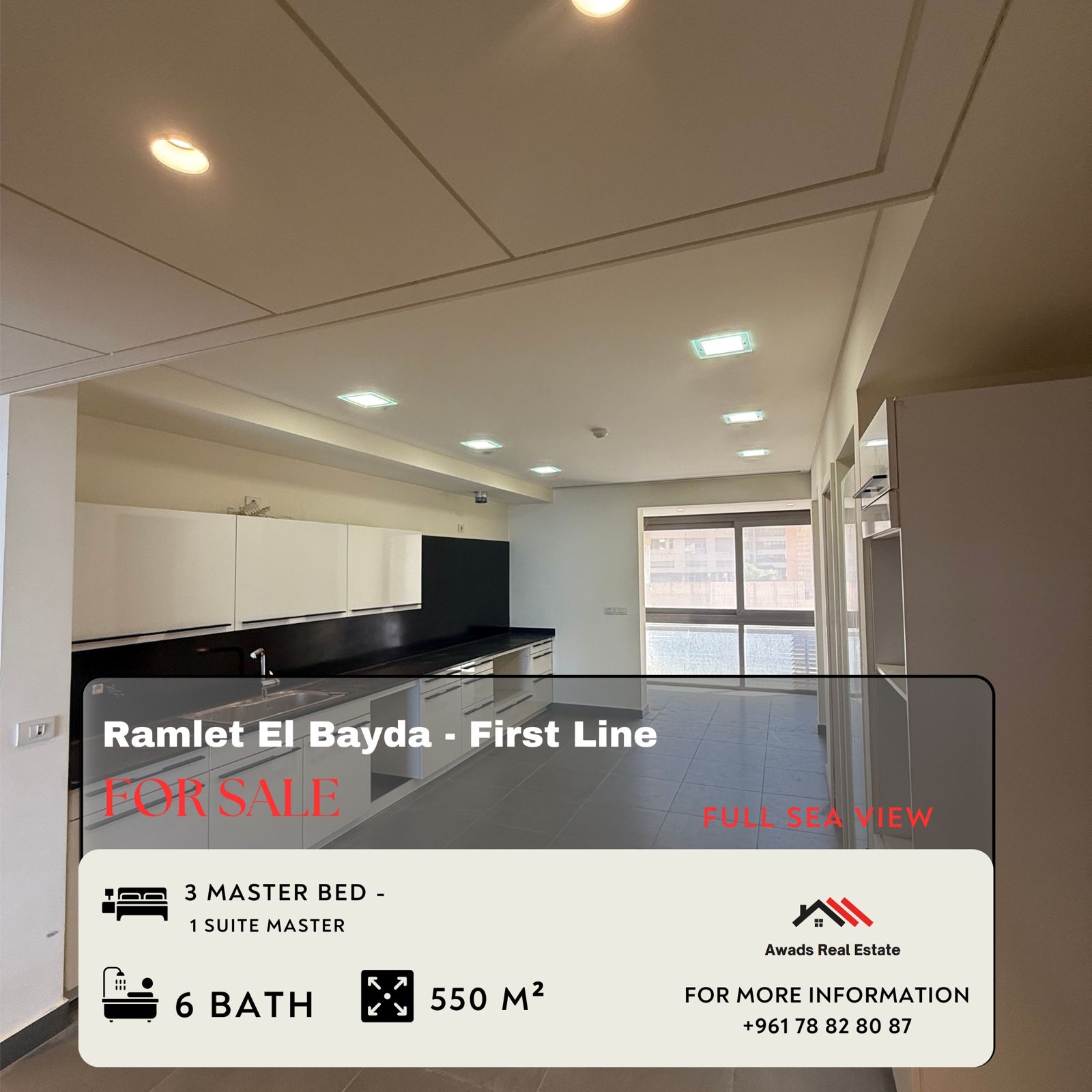 Apartment for Sale in Ramlet El Bayda