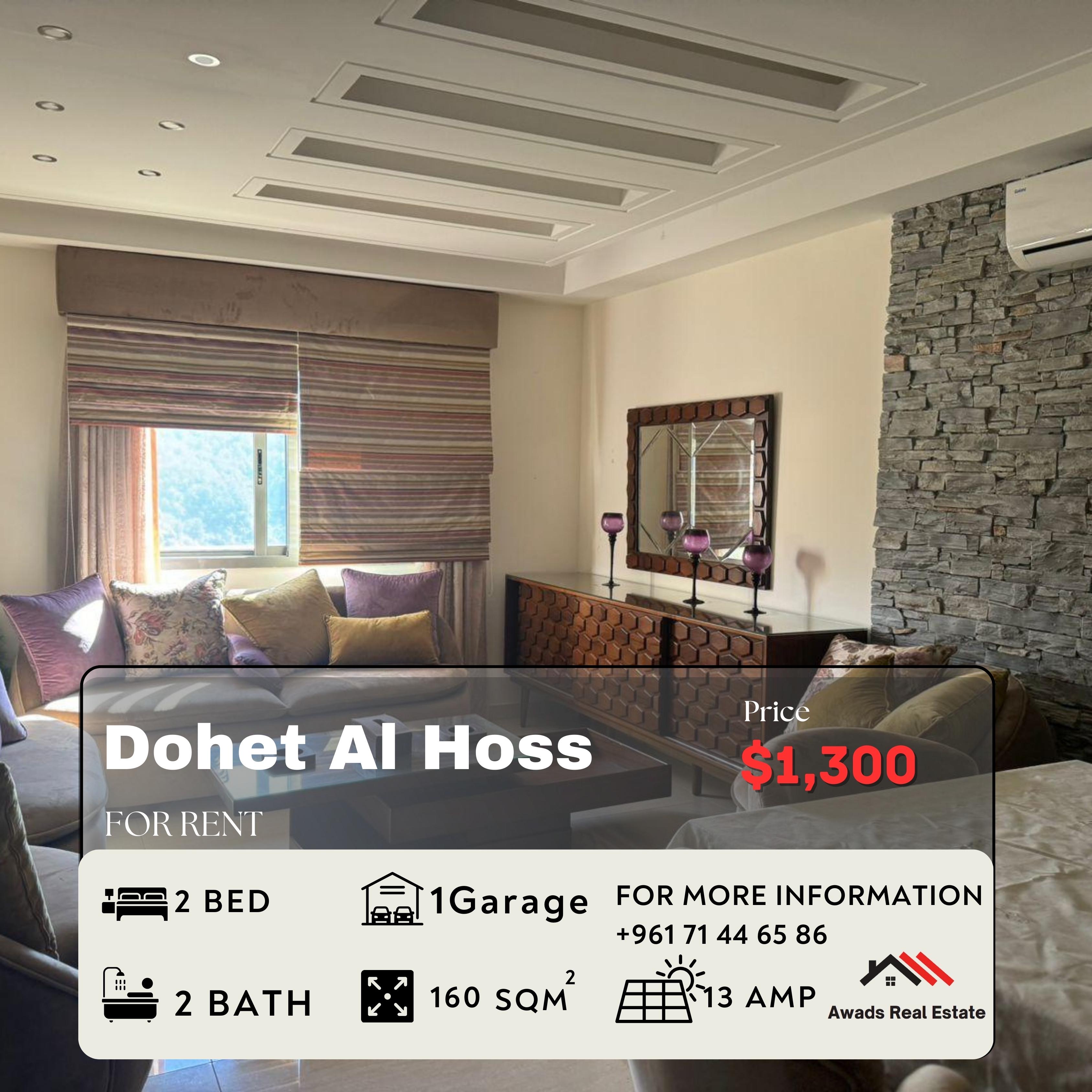 Apartment for Rent in Dawhet El Hoss