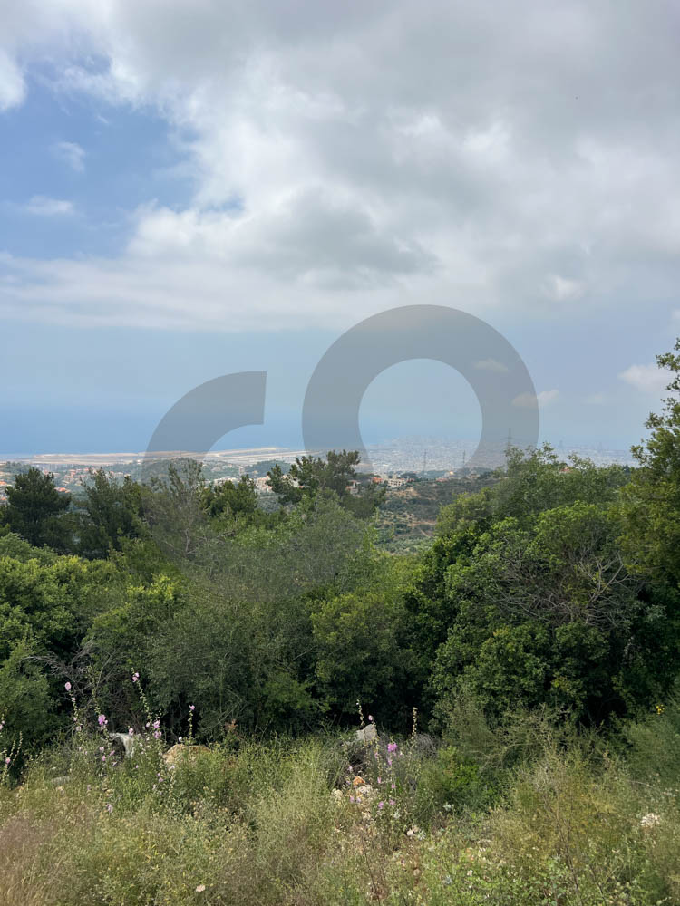 Land in Ainab, Aley| Sea, city, and mountain view | Price negotiable — الصورة 3