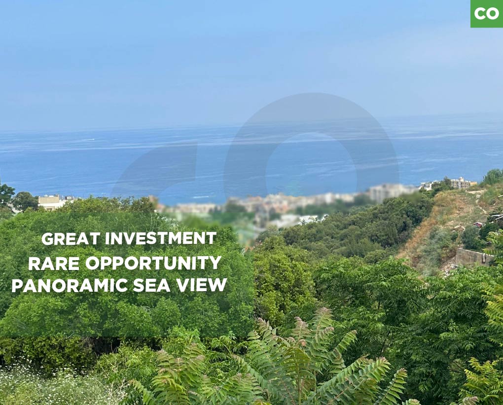 Prime location with breathtaking panoramic sea view, Safra-Keserwan
