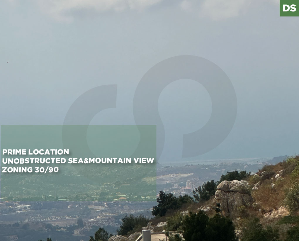 Development Land/Sea & Mountain Views/high zoning/Roum, Jezzine