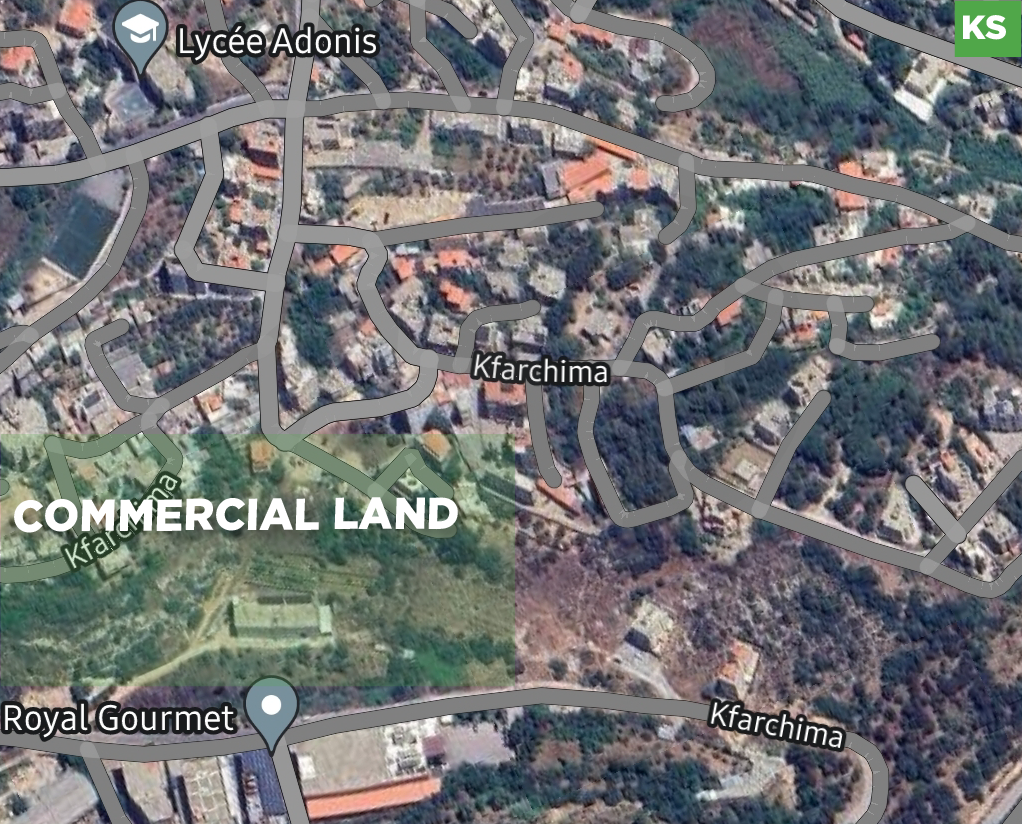 COMMERCIAL LAND IN KFARSHIMA —5700 sqm situated near the main road — photo 1