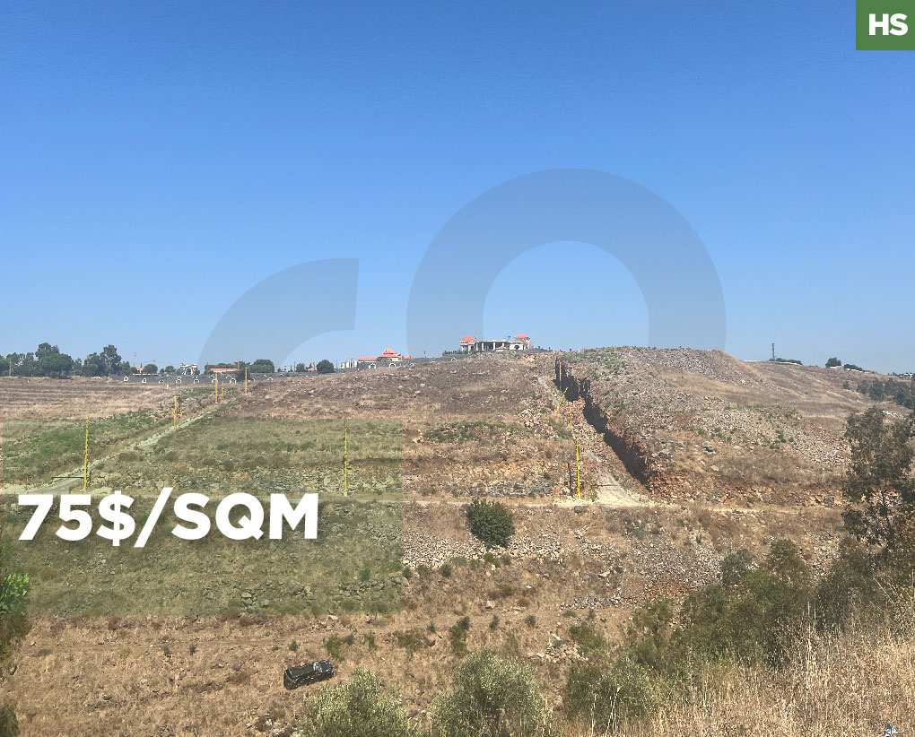 Prime investment land/total area/accessible /flexible plot sizes/danke,akkar
