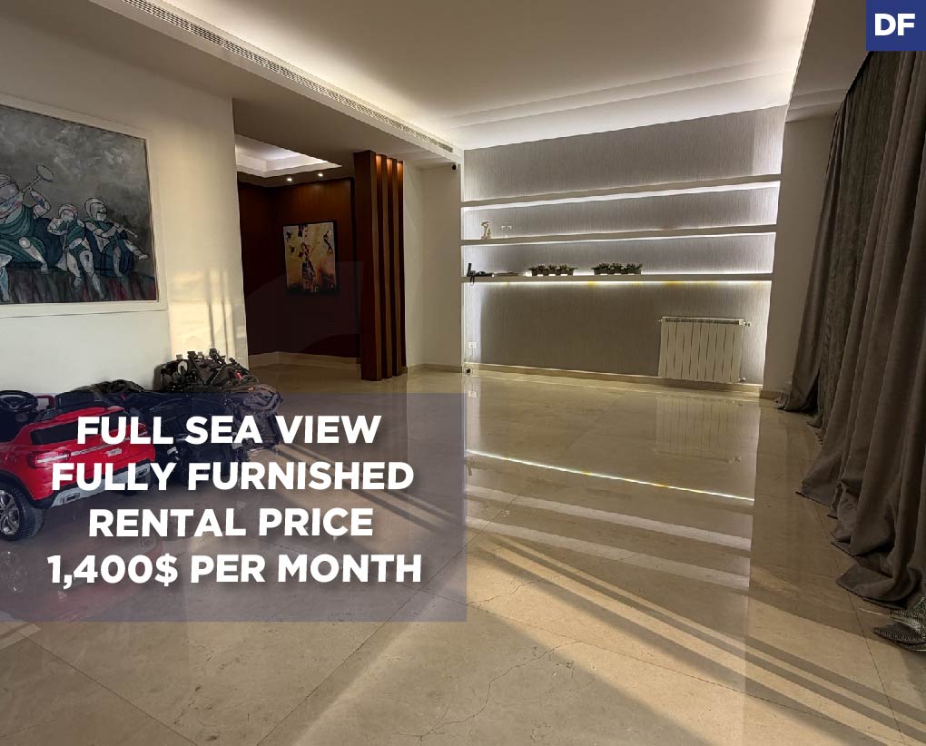 RENTAL DEAL/Fully Furnished apartment/Full Sea view/Fully decorated/RABWEH,METN — الصورة 1